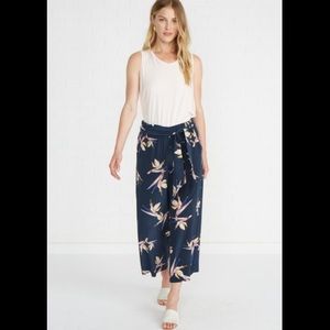 SOLD OUT Amour Vert birds of paradise silk culotte